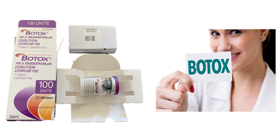 Antifalten Hautpflege-Botulinumgiftstoff-Einspritzungen Allergan Botox 100iu