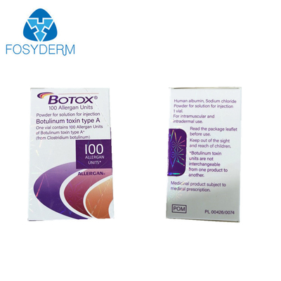 Brow Lift Botulinum Toxin starkes Allergan Botox Pulver gegen Falten