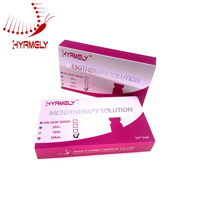 Spritzen Sie Hyaluronsäure Hyamely nicht verbundene Mesotherapy-Querlösung ein