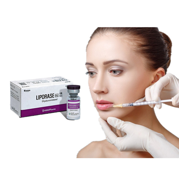 Phiolen der Hyaluronsäure-Lippenhyaluronidase-Lösungs-10 löst sich auf