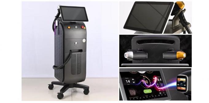 Dauerhaarentfernung Laser Ultra-dünner 4K-Bildschirm 808nm Diodenlaser Haarentfernung Titanlaser 1