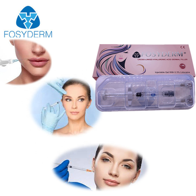 Fosyderm-CER Hyaluronsäure-Kreuz verbundener Hautfüller für Lippen herauf 24mg/Ml