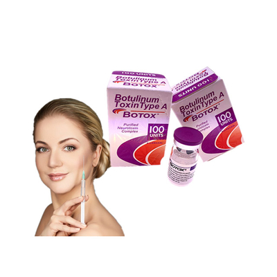 100 Einheiten Allergan--Injektion beseitigt feine Gesichtslinien