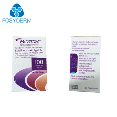 Brow Lift Botulinum Toxin starkes Allergan  Pulver gegen Falten