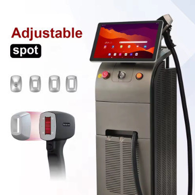 Weiterentwickelte 808nm Laser-Haarentfernung 15,6 Zoll 4K Intelligenter Bildschirm 10-120J/cm\u00b2 Flüssigkeit