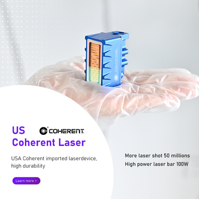 Schönheitsgeräte Fosyderm Laser-Haarentfernung Maschine 3 Wellen 12 Stäbe
