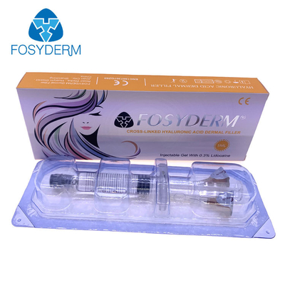 Medizinische Qualität 1ml 2ml 5ml Lippen Gesicht tiefe Hyaluronsäure Hautfiller