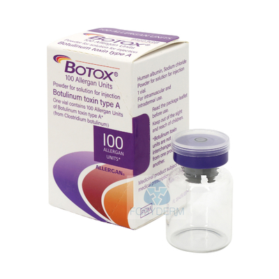 Langlebige 100 Einheiten Allergan reines Botulinumtoxin für 3-6 Monate Dauer und leichte Schmerzen