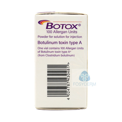 Langlebige 100 Einheiten Allergan reines Botulinumtoxin für 3-6 Monate Dauer und leichte Schmerzen