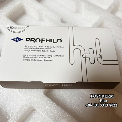 Durchsichtiger Profhilo Hautverstärker Hyaluronsäure Hautfüllmittel Eine Spritze pro Schachtel Spritze enthalten