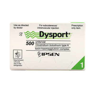 Dysport Botulinum Toxin Typ A 100 Einheiten zur Faltenentfernung