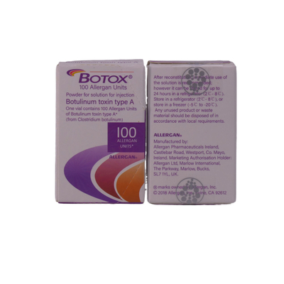 Allergan Botox 100 IE Botulinumtoxin-Injektion Botox Hyaluronsäure