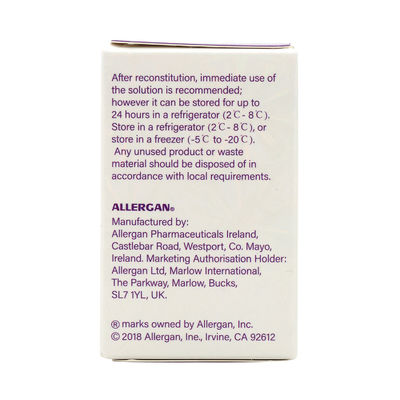 Allergan 100 Einheiten Botulinumtoxinpulver von hoher Qualität