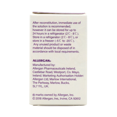 Allergan Botox 100 Einheiten Botulinumtoxinpulver von hoher Qualität