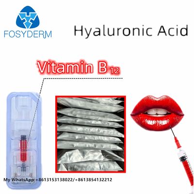 Roter Lippenfüller mit Vitamin-B12-Injektion, Hyaluronsäure-Füller, Schönheits-Lippenvergrößerung, 1 ml