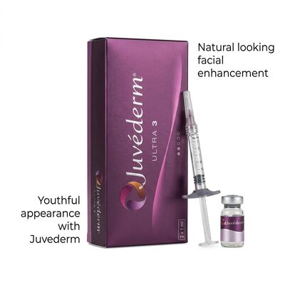 Juvederm Hyaluronic Acid Dermal Filler Injectable Gel For Facial Volume And Skin Rejuvenation