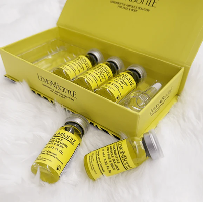 Fettauflösende Injektionen 5 Fläschchen X 10ml Zitronenflasche für Gewichtsverlust Körperstraffung Injektionen