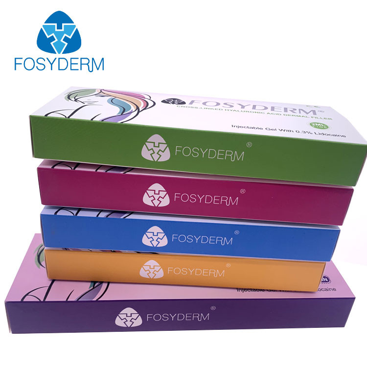 Medizinische Qualität 1ml 2ml 5ml Lippen Gesicht tiefe Hyaluronsäure Hautfiller