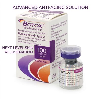 Weißes Botulinumtoxinpulver in steriler pharmazeutischer Form für medizinische Kosmetika und therapeutische Injektionsmittel