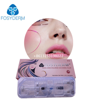 Kreuz 1ml verband Hyaluronsäure-die Hautfüller-Einspritzung, die für Nase Chin Cheek tief ist