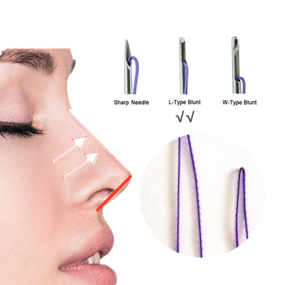 Faden-Aufzug-Zahn-Faden L Art Cannula Koreas Stachel-19G 38MM 60MM PDO für das Nasen-Anheben