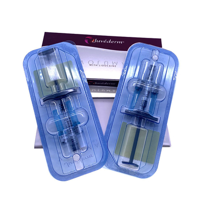 Kreuz Juvederm Voluma verband vor gefüllte Hautfüller-Einspritzung