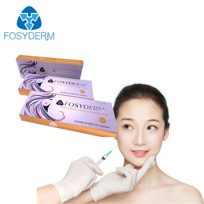 Hyaluronsäure-Hautfüller 5ml Fosyderm für tiefe Linien riechen Chin Cheeks
